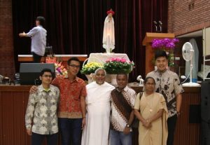 bersama Sr. Kukila,OP dan fr. Prakash, OP