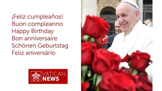 Selamat Ulang Tahun Paus Fransiskus 