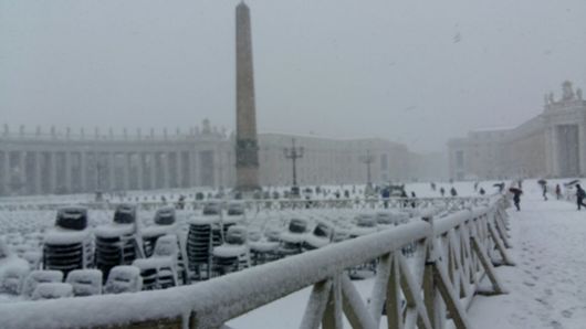 Salju di Vatikan 2