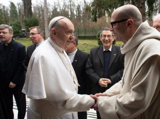 Paus Fransiskus bersama saudara Bernardo Francesco Maria Gianni  (ANSA) 
