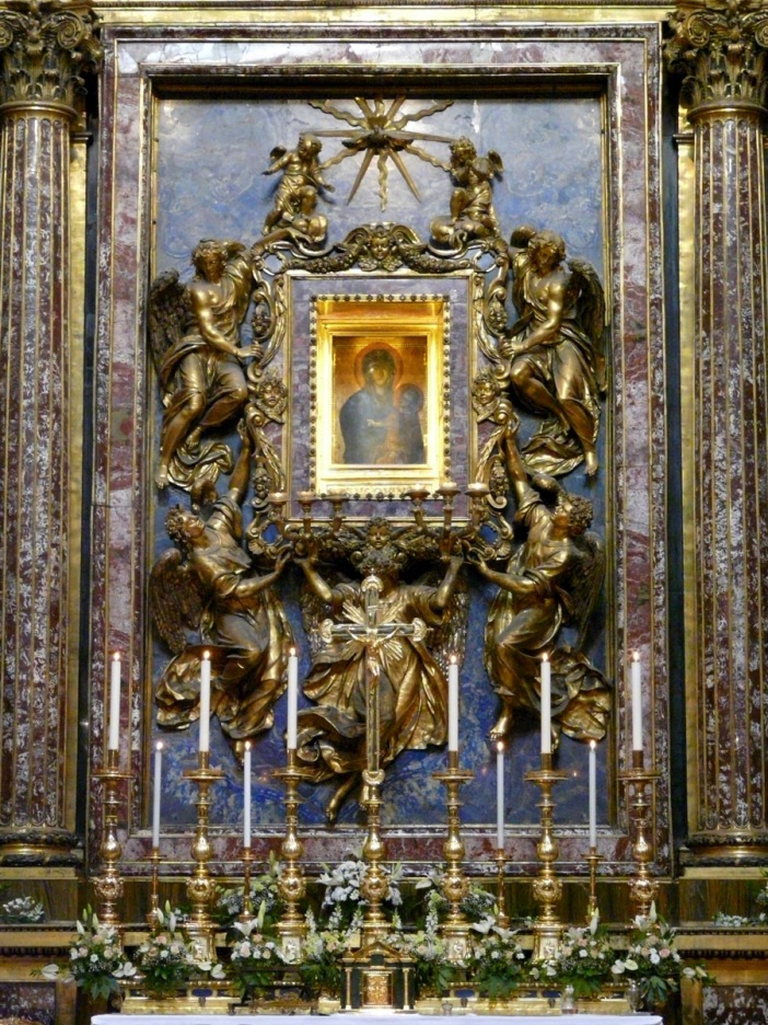 Ikon Bunda Maria “Salus populi romani” di Basilika Santa Maria Maggiore  © Kumpel | Shutterstock 