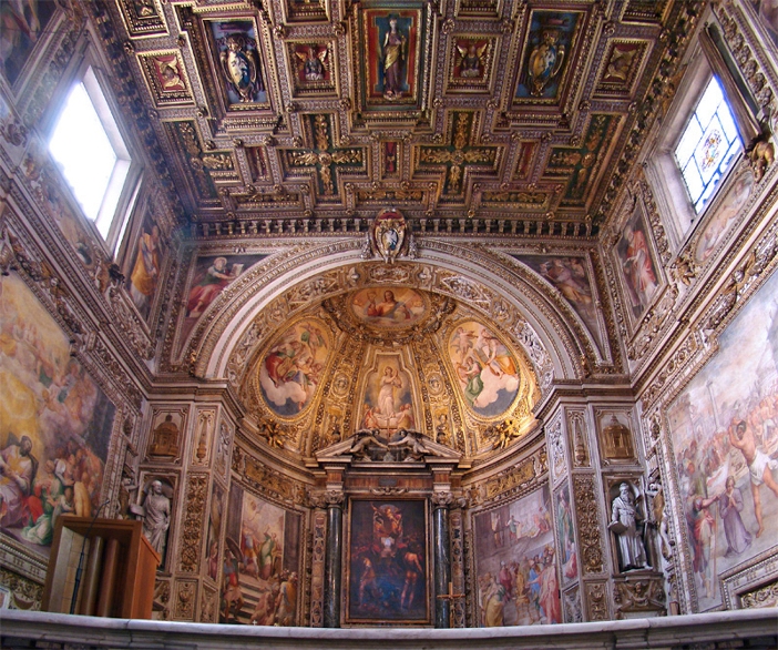 Gereja Santa Susanna di Pemandian Diokletianus (interior) © Tango7174 (CC BY-SA 4.0) melalui Wikimedia Commons 