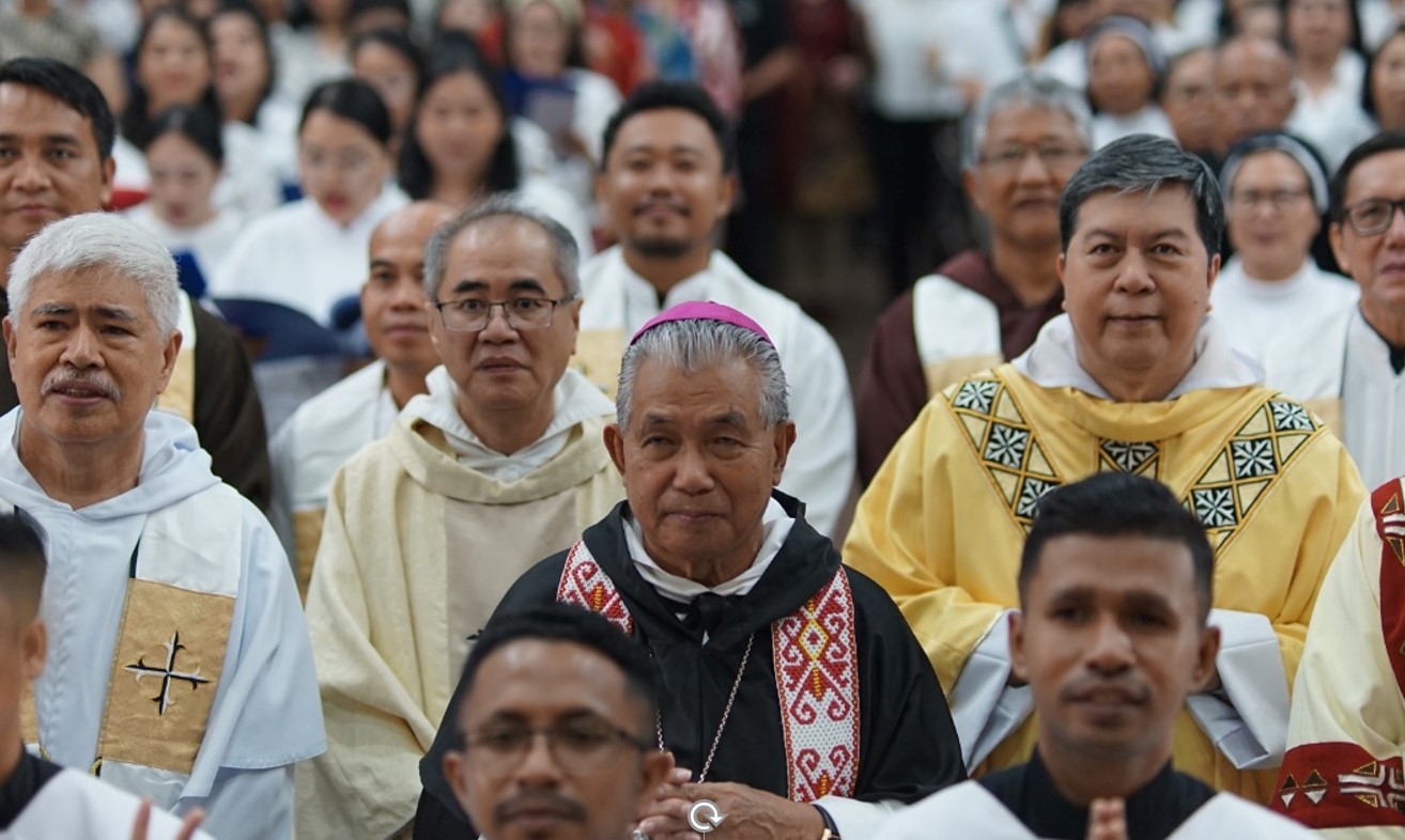 Mgr Agustinus Agus bersama Keluarga Dominikan di Pontianak 14 Agustus 2024