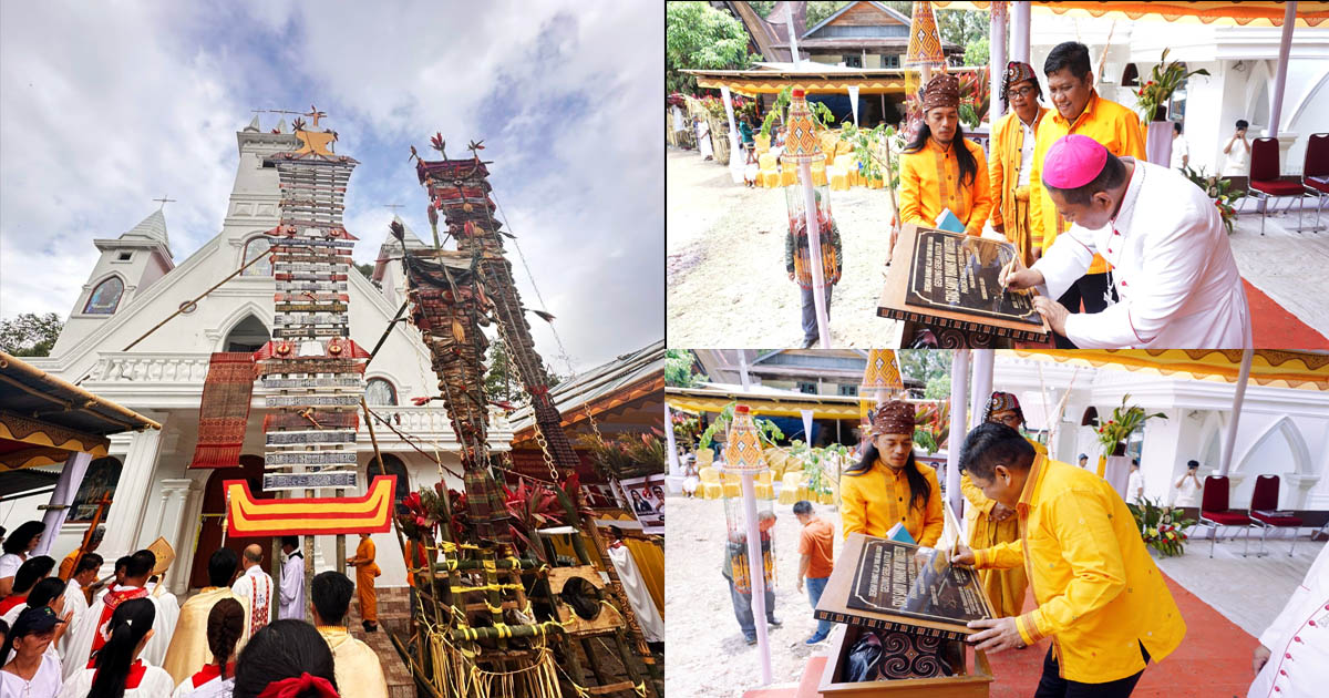 Peresmian Gereja Stasi Bori Ranteletok Toraja