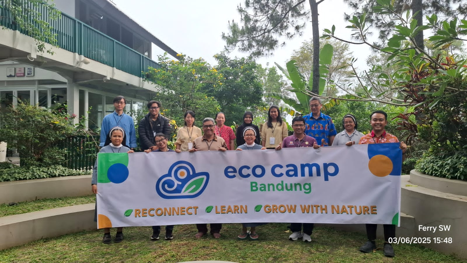 etret ekologi bertema Sukacita Merawat Bumi Rumah Kita Bersama, yang dilaksanakan di Eco Circle, Bandung, Jawa Barat, pada tanggal 6-9 Maret 2025.