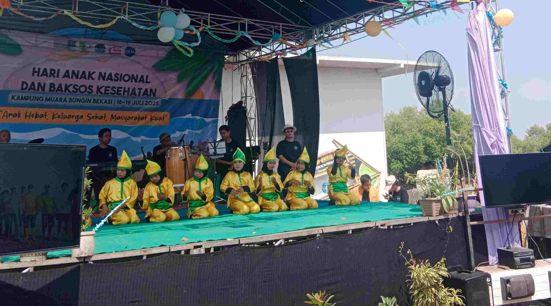 Kegiatan Hari Anak di Kampung Muara Bungin Bekasi. Dok. HIDUP