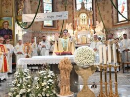 Misa Perdana Pastor Ambrož Brezovšek OFMCap. Aleteia