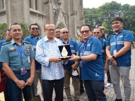 Romo Steven Lalu bersama Uskup OCI, Kardinal Ignatius Suharyo. IST