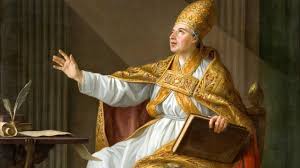 Santo Gregorius Agung. Saint Gregory the Great The Basilica of San Albino