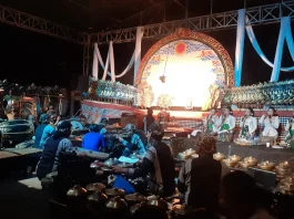 Pagelaran wayang menyambut Lustrum ke-5 Paroki Macanan. Komsos Macanan