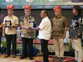 Talkshow Ekonomi Politik di Ballroom Soll Marina, Minggu 14 September 2025. IST
