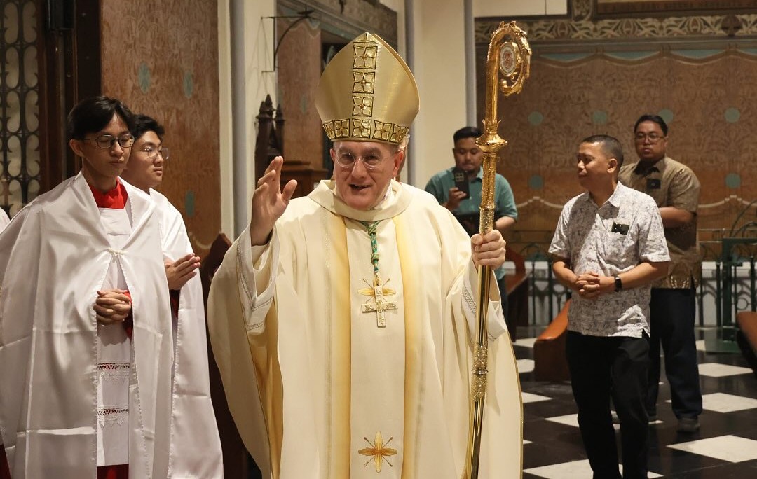Misa Perpisahan Duta Vatikan, Mgr. Piero Pioppo. Katedral Jakarta