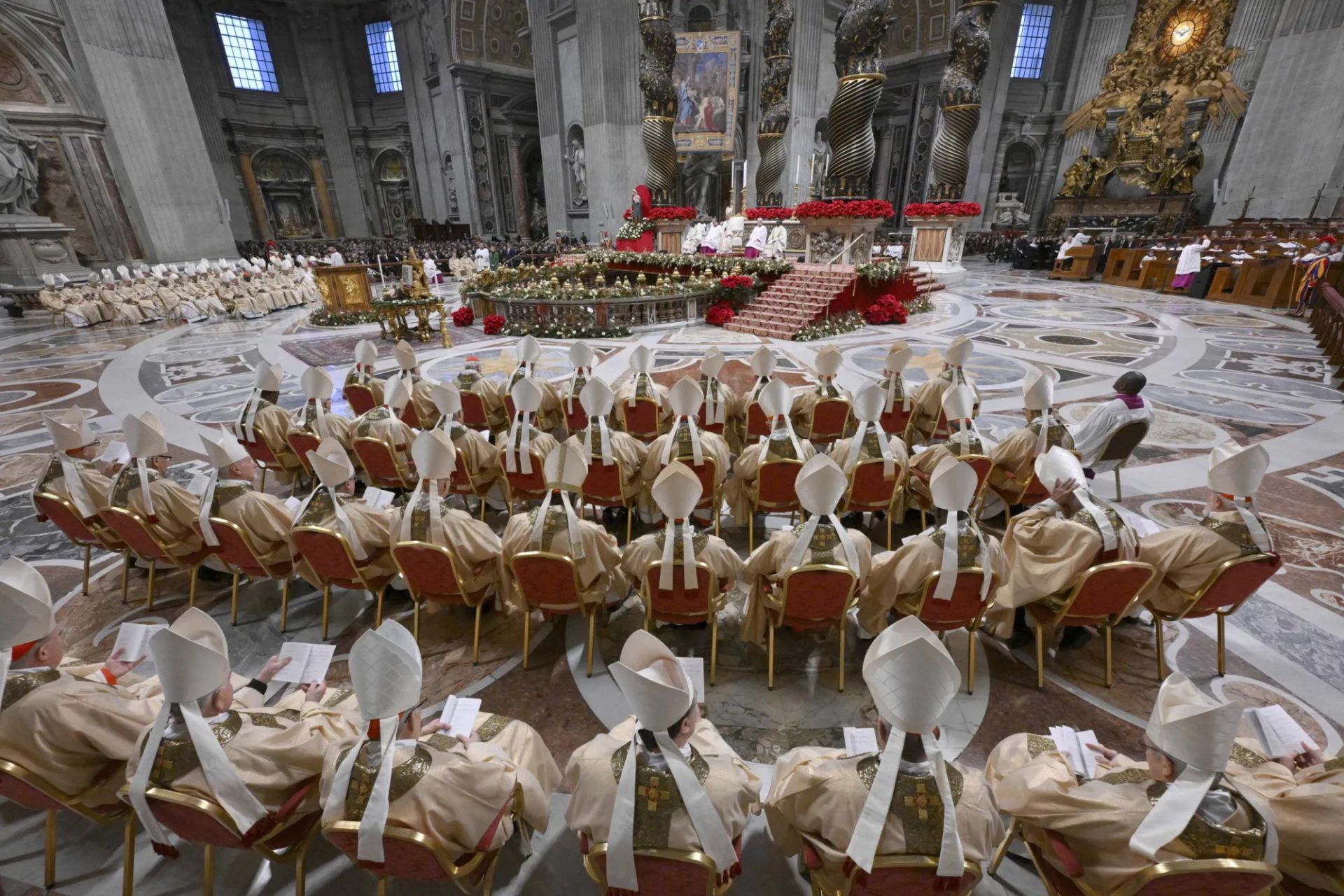 Misa Pembuka Konsistori Luar Biasa di Basilika St. Petrus Vatikan, 7 Januari 2025. AM