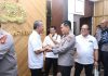 Perkuat Sinergi Kamtibmas, Kapolda Kepri Terima Kunjungan Silaturahmi Uskup Regio Sumatra Kapolda Kepri bersama beberapa uskup dari Regio Sumatra. IST