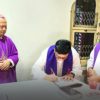 Mgr. Yohanes Harun Yuwono Lantik Romo Albertus Bayu Christanto, SCJ sebagai Sekretaris Keuskupan Agung Palembang Dok. Komsos KAPal