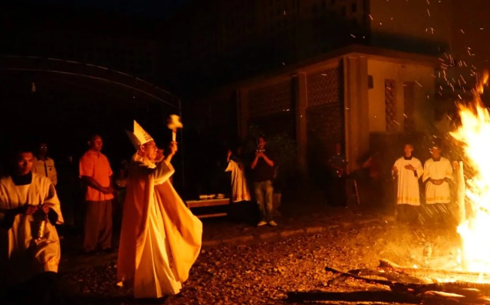 Misa Paskah di Katedral Atambua. IST