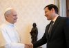 Menteri Luar Negeri AS “Sowan” Menemui Paus Leo XIV, Membantah sebagai Misi “Perbaikan Hubungan” Pasca Kritik Trump Menteri Luar Negeri Marco Rubio saat menemui Paus Leo XIV di Vatikan 19 Mei 2025. Vatican News